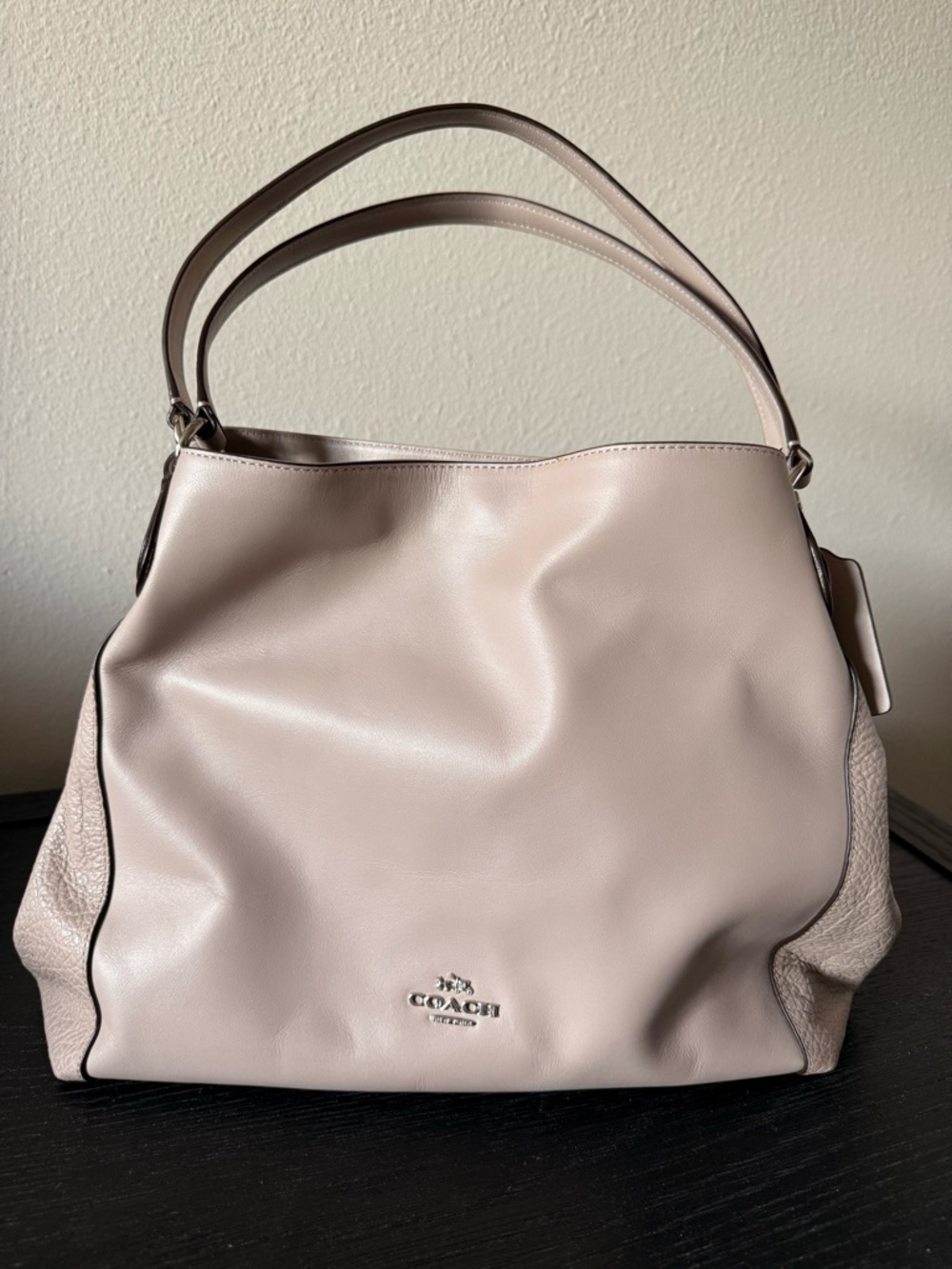 Coach Blush Pink Leather Shoulder Bag